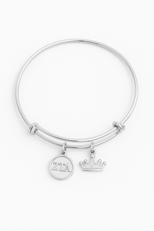 expandable bracelet silver plated - zeta