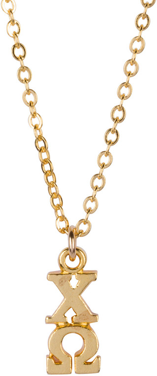 CHI OMEGA LAVALIERE NECKLACE