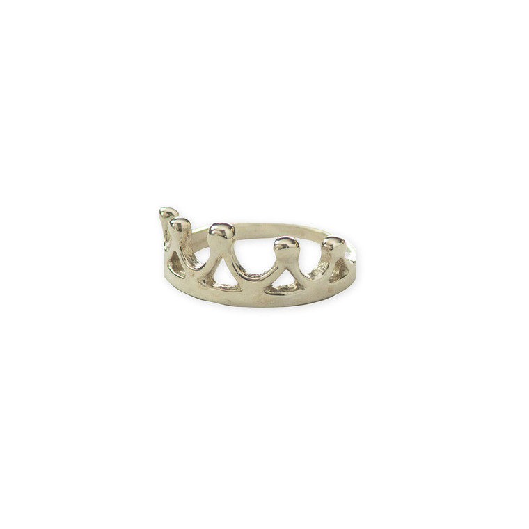 Crown Ring - Sterling Silver