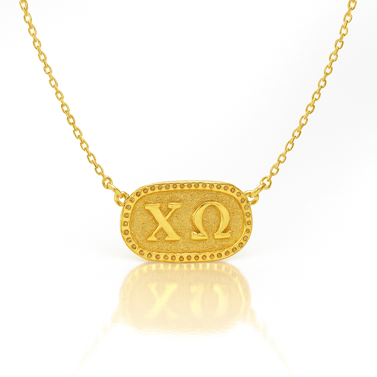 oval athena necklace - chio