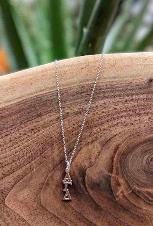 Alpha Gamma Delta Lavaliere - Sterling Silver