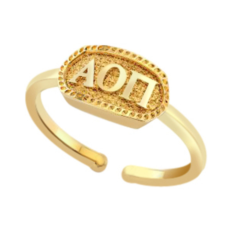 AOP - Athena Oval Adjustable Ring