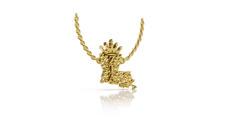 louisiana pendant necklace - zta