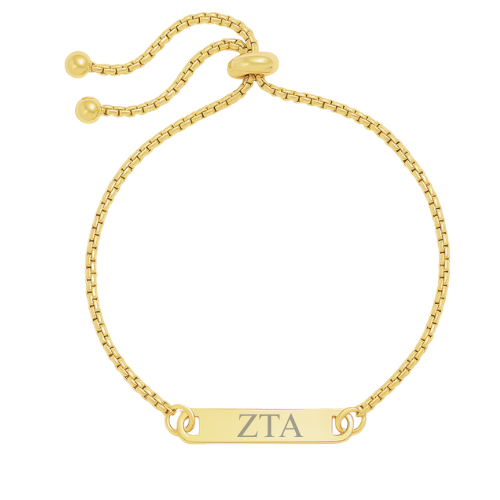 double-sided bar bolo cinch gold - zta