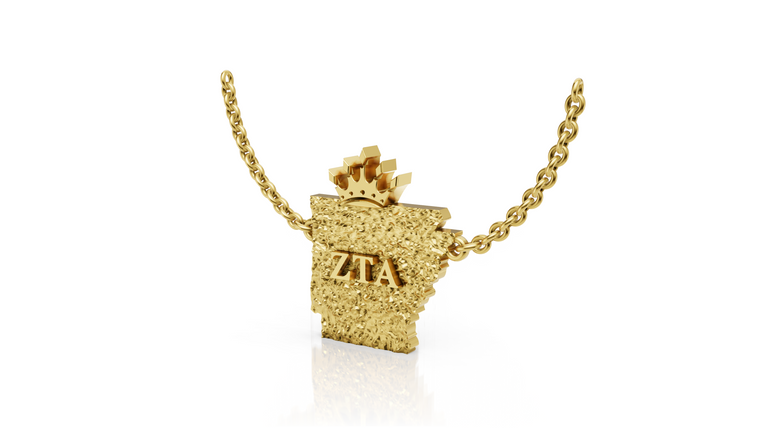 arkansas pendant necklace - zta