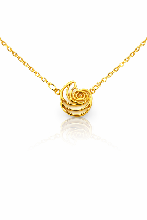 nautilus pendant necklace - kappa delta