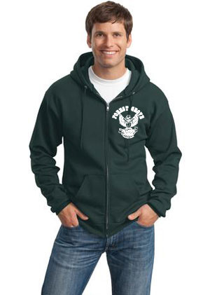 Forest Grove Freddy Falcon Zippered Hoodie