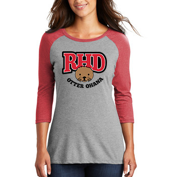 Otter Ohana Ladies Baseball Style Jersey