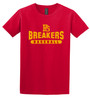 PGHS Breakers Baseball Short  Sleeve Tee