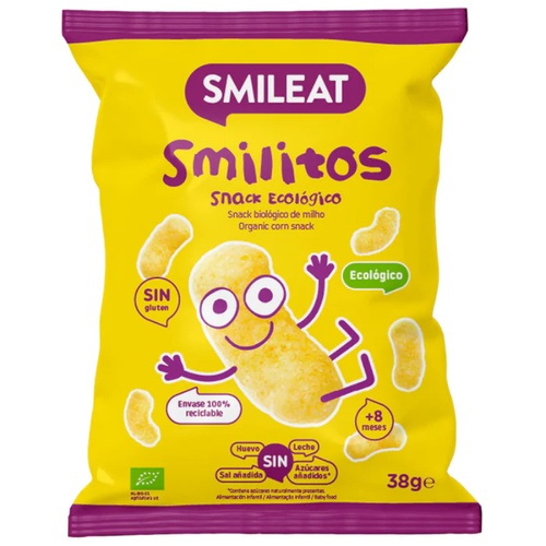 SMILITOS SNACK ECO SMILEAT  1 BOLSA 38 G