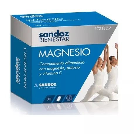 Sandoz bienestar magnesio 30 sobres