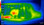 Thermal image of RG9 exhaust decklid after 20 minute drive, mattress installed 70 degree ambient. Peak temps down 20% 