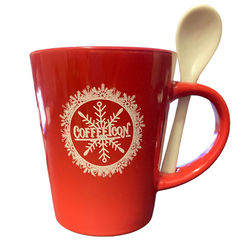 Christmas Spooner Mug (Red/White)