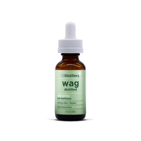600mg CBD Pet Wellness Tincture (0% THC*)