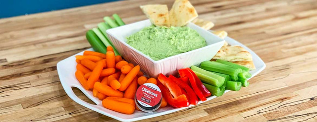 Gameday Edamame Dip CBD Recipe