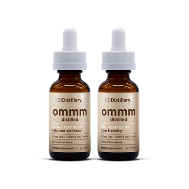 Mental Wellness Tincture Bundle | CBDA + CBD Tincture & CBG + CBD