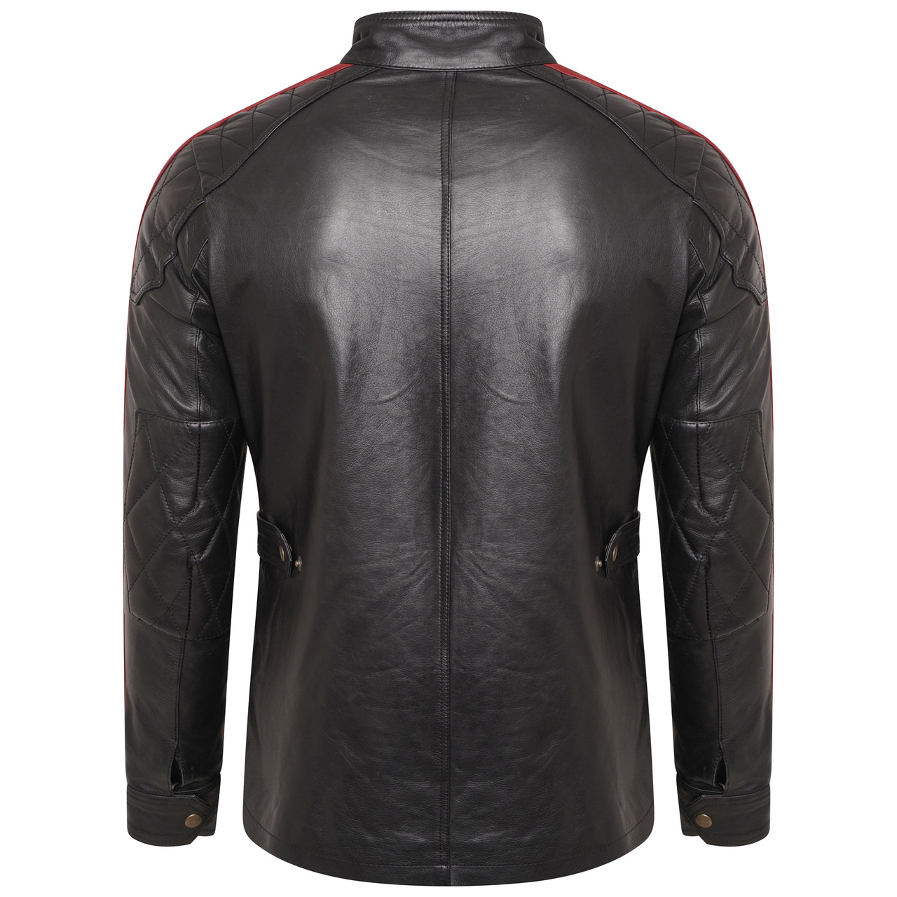 Daytona 4 Pocket Black Leather Jacket 