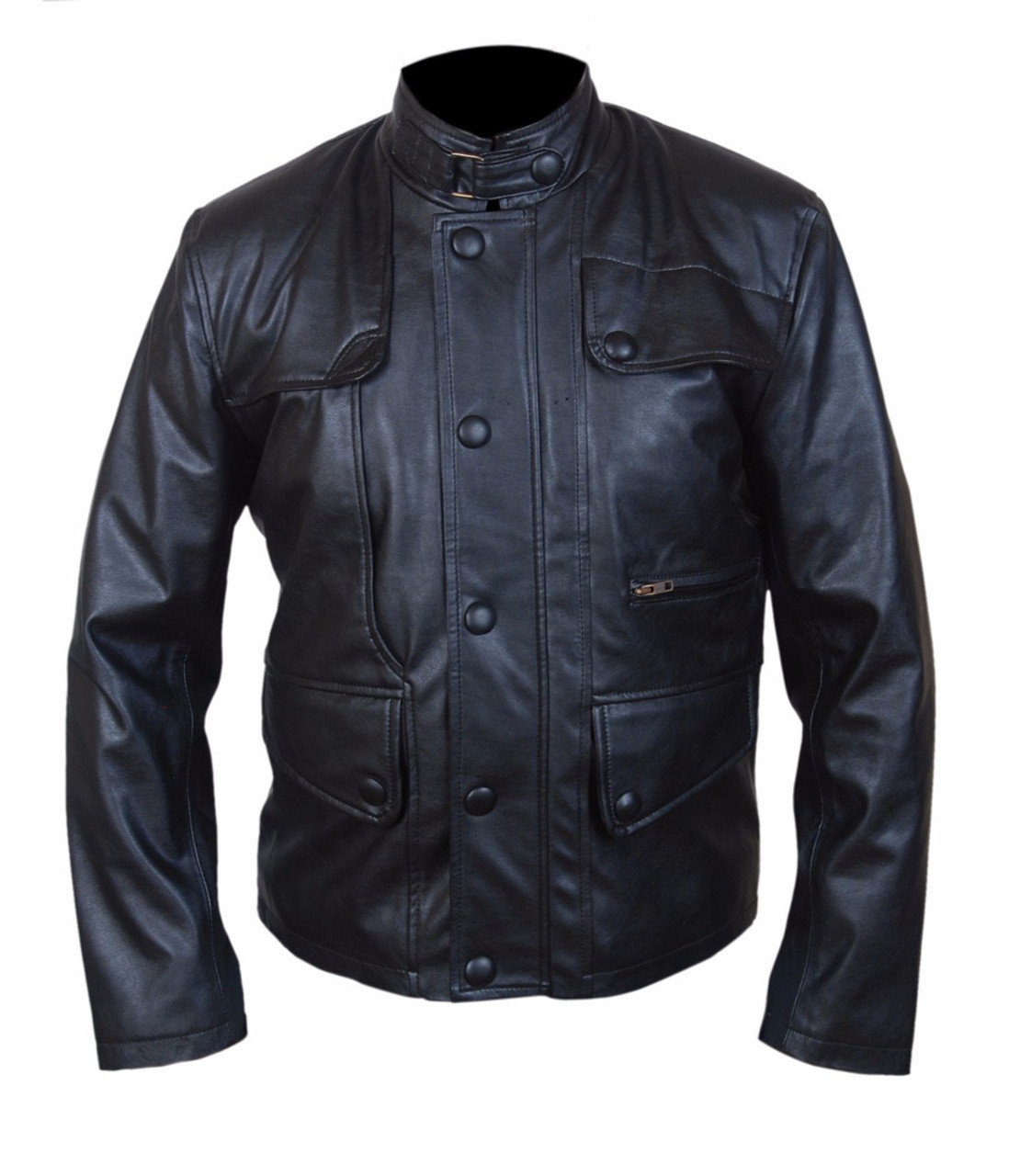 artificial leather jacket