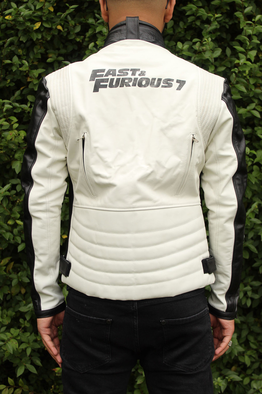 Fast And Furious 7 Vin Diesel Genuine Leather Jacket | Feather Skin