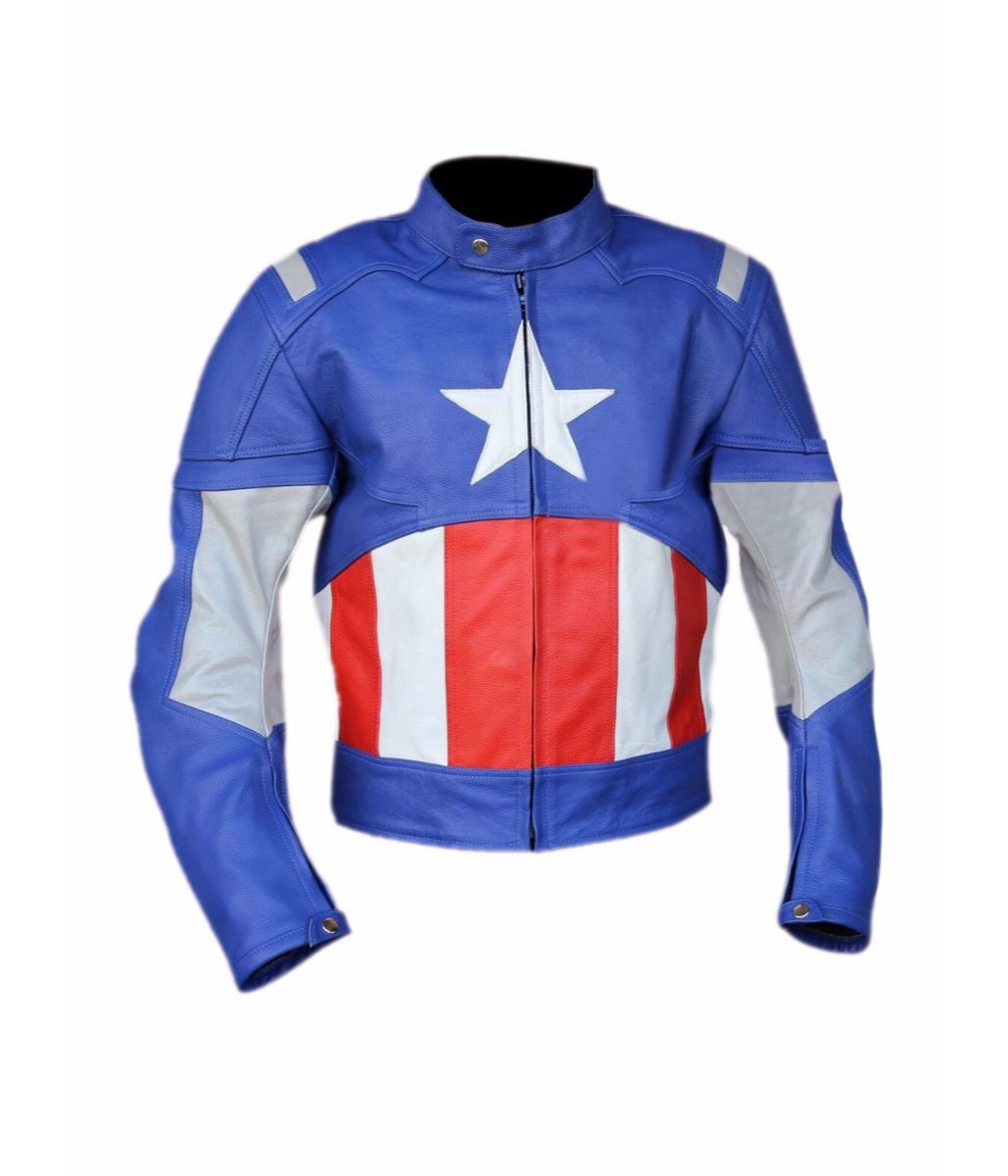 The Avengers Captain America Leather Jacket Captain America