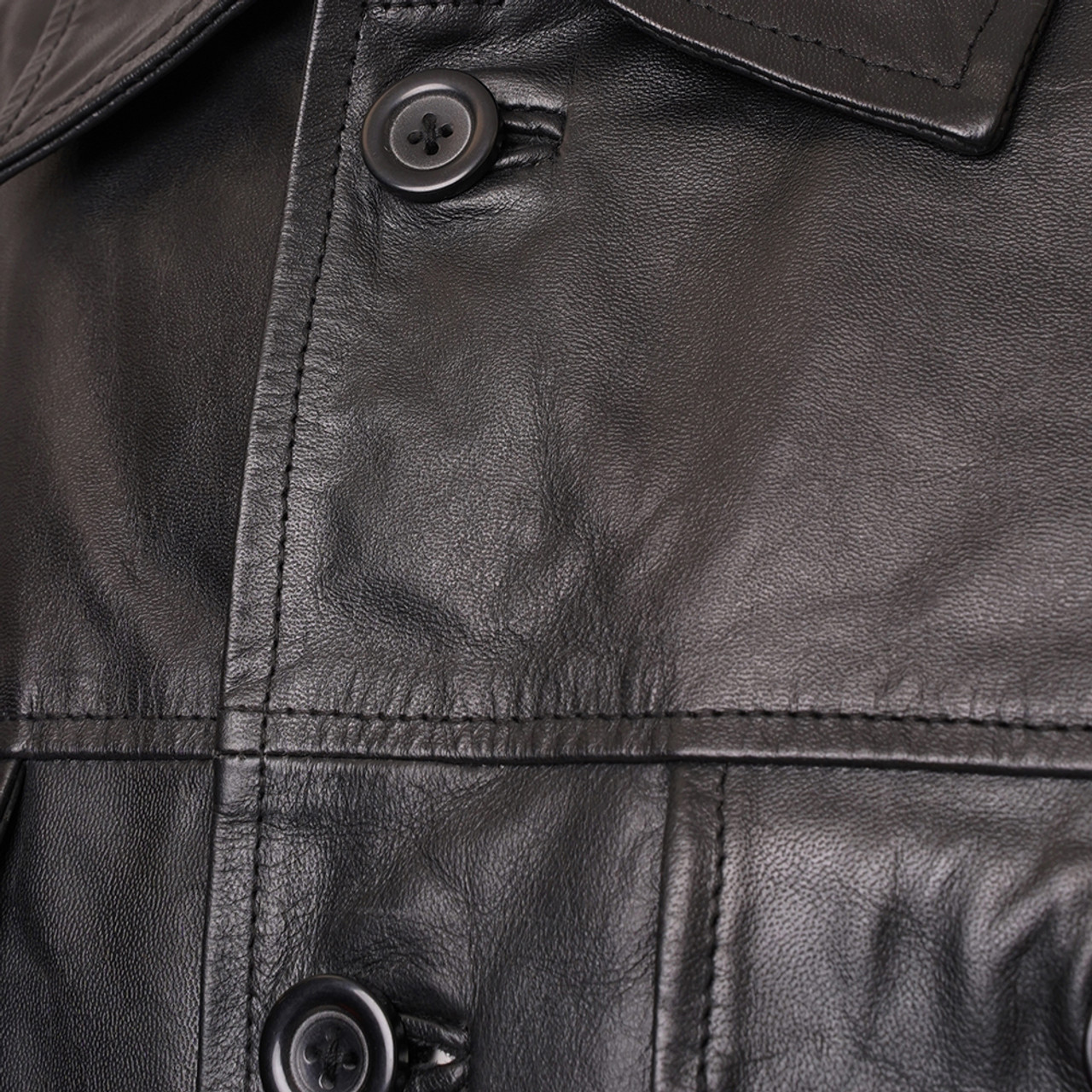 Elvis Presley Inspired Black Rockstar Genuine Leather Jacket | Feather ...