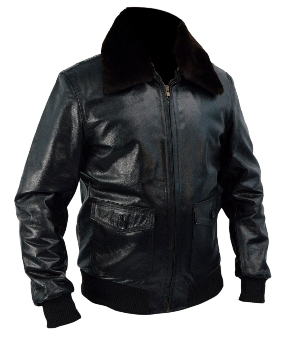 Black Leather Arnold Leather Jacket Terminator Arnold