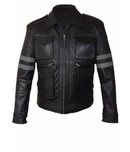 LEON Resident Evil 6 Faux Leather Jacket 1 LEON Resident Evil 6 Faux Leather Jacket 1