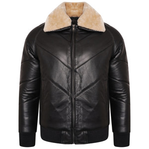 Pelham Quilted leather Bomber Jacket