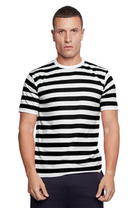 Unisex Black and White Stripe TShirt Unisex Black and White Stripe TShirt