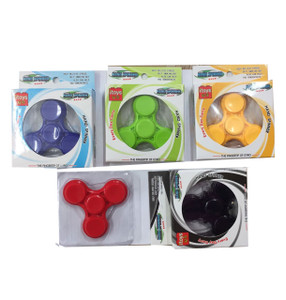Plain Color Metal Fidget Spinner Toy (Assorted)