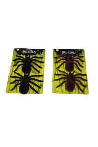 Spider Flocked 2 Packet 2 Assorted Spider Flocked 2 Packet 2 Assorted