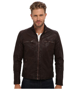 Men's Fashion Genuine Leather Jacket FSH117