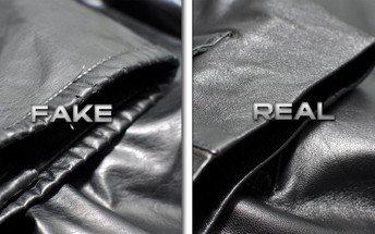 real leather fake leather