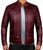 Men's Fashion Genuine Leather Jacket FS84