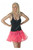  Women's 4 Layers Pink Tutu Skirt With Bow