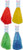 Pom Pom 4 Assorted Colours Pack of 12