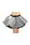 Women's  3 Layers Black and White / Grey Zombie Tutu Skirt