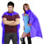 Unisex Purple Deluxe Satin Cape