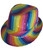 Rainbow Sequin Trilby Party Hat
