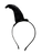 Black Witch Hat On Headband