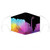 Black Paint Print Face Covering With Filter Pocket