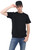 Men Black Crew Neck TShirt