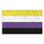 Non Binary Pride LGBTQ+ Flag (5ft x 3ft) Polyester, double stitched seam, metal eyelets