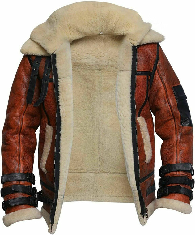 CLEARANCE: Tracer Flight Leather Jacket front