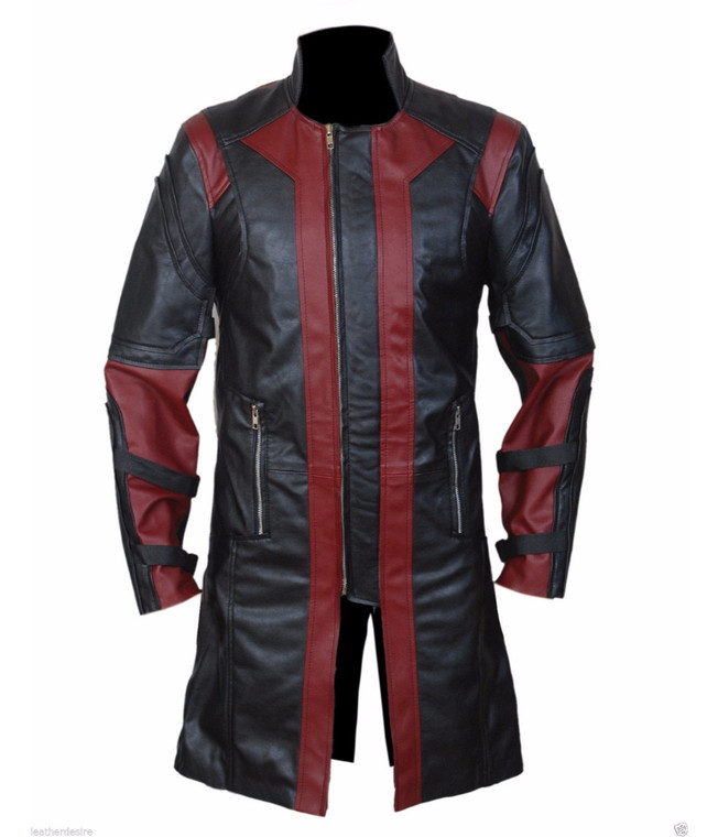 Hawkeye - Avengers Jeremy Renner's Nappa Leather Coat 1