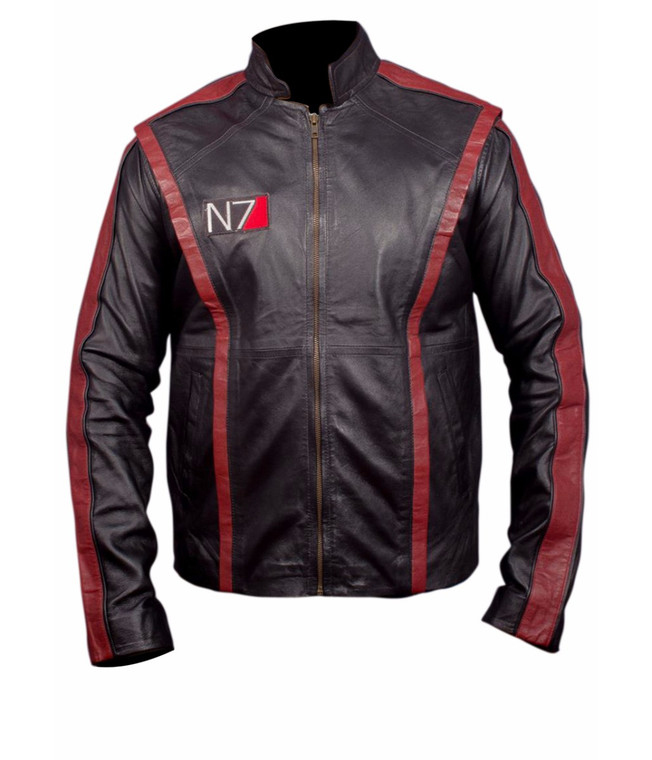 Mass Effect 3 N7 Commander Shepherd Genuine Leather Jacket 1