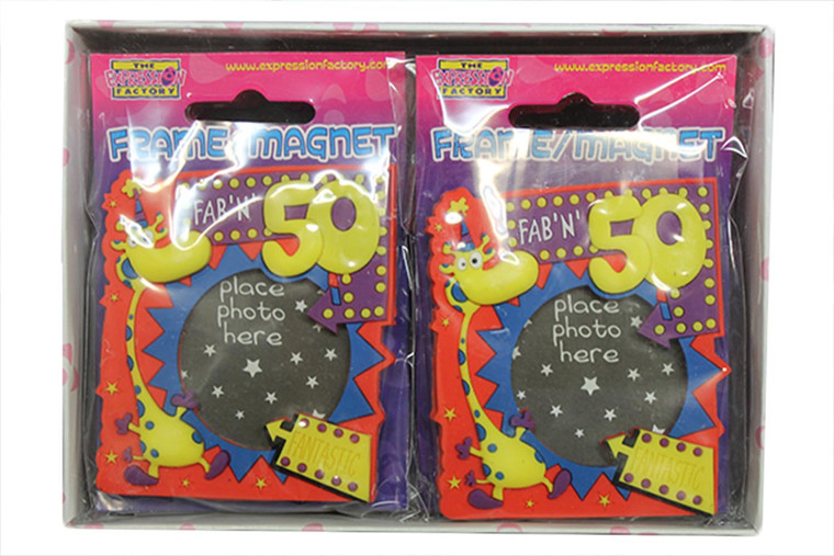 50 PVC Photo Frame Fridge Magnet