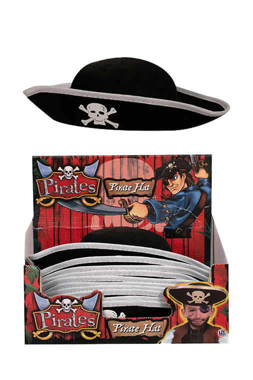 Pirate Hat With Skull Print