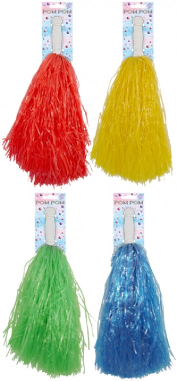 Pom Pom 4 Assorted Colours Pack of 12