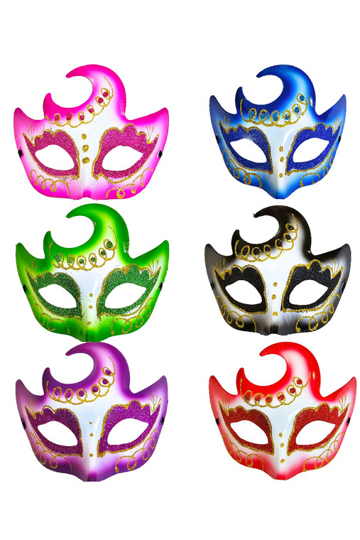 Masquerade Mask Assorted Colour